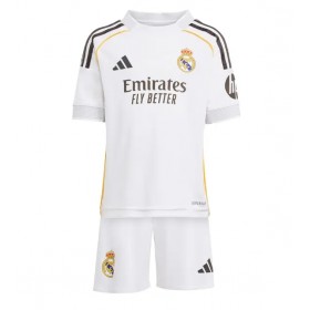 Dětské fotbalový komplet Real Madrid Domácí košile 2025-26 Krátkým Rukávem